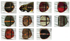 Rucksack, convertible, main pocket, 24cmx23cm (closed), 24cm x 39cm (open) - 6 pieces